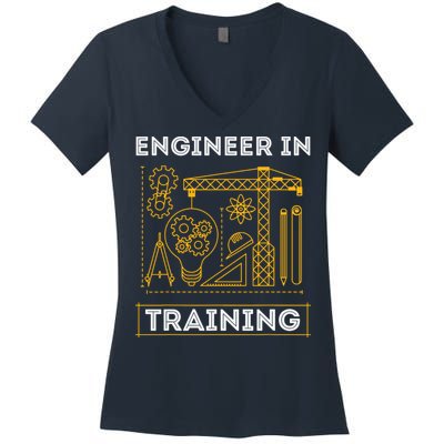 Engineer In Training Future Engineer Holding Engineering Women's V-Neck T-Shirt