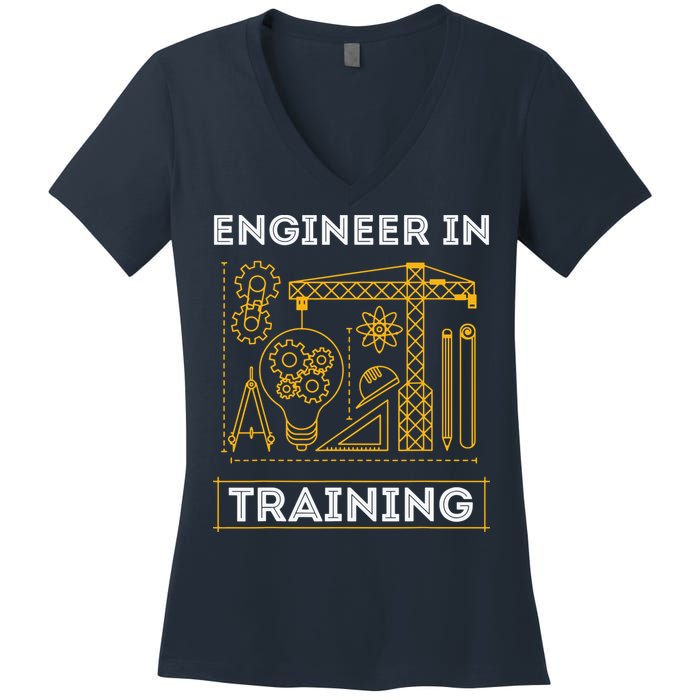 Engineer In Training Future Engineer Holding Engineering Women's V-Neck T-Shirt