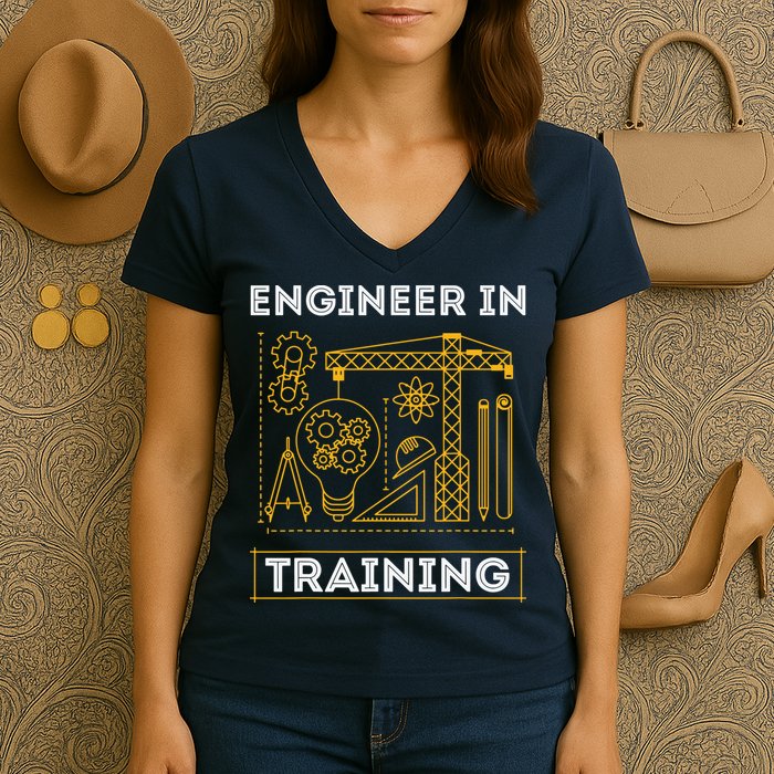 Engineer In Training Future Engineer Holding Engineering Women's V-Neck T-Shirt