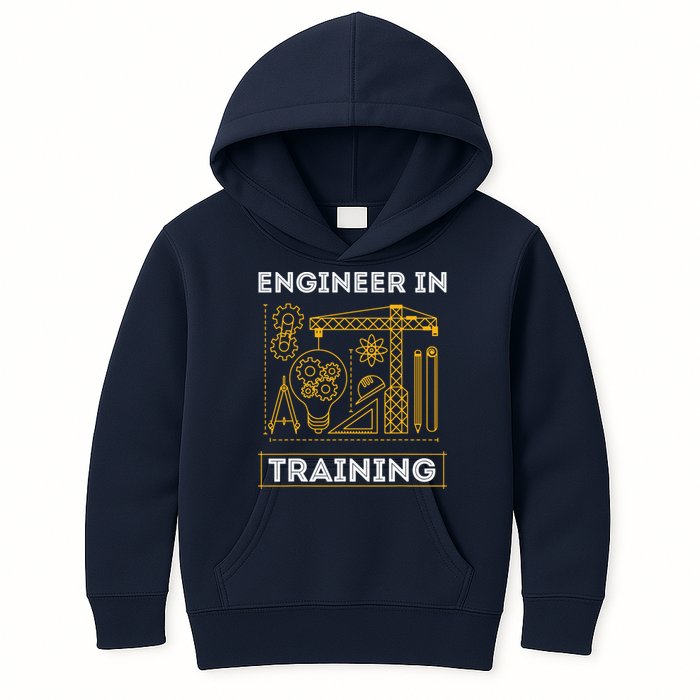 Engineer In Training Future Engineer Holding Engineering Kids Hoodie