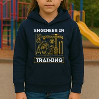 Engineer In Training Future Engineer Holding Engineering Kids Hoodie