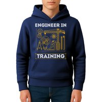 Engineer In Training Future Engineer Holding Engineering Kids Hoodie