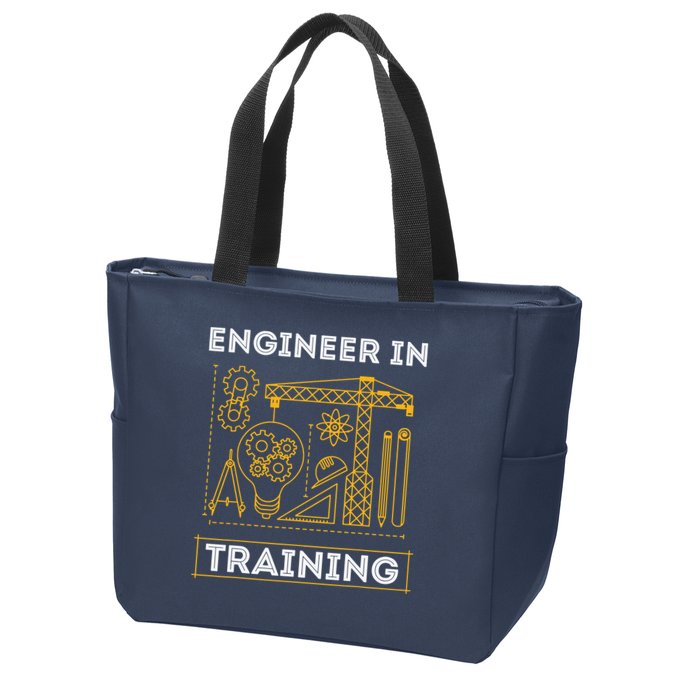 Engineer In Training Future Engineer Holding Engineering Zip Tote Bag