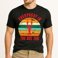 Everybody In The Hot Tub Funny Crawfish Cooling Performance Crew T-Shirt