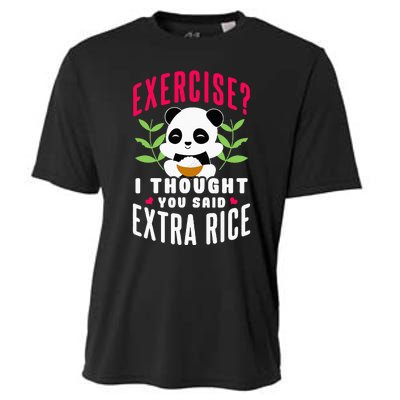 Exercise I Thought You Said Extra Rice Cooling Performance Crew T-Shirt