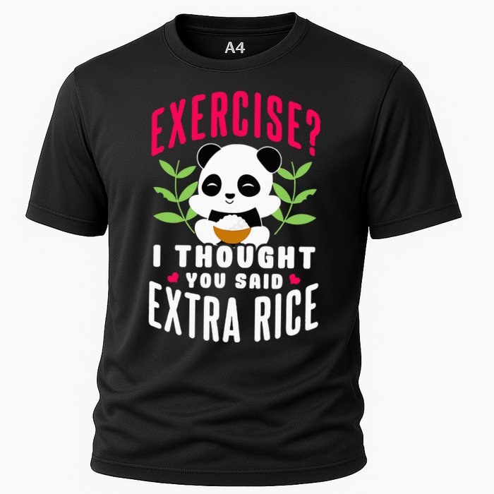 Exercise I Thought You Said Extra Rice Performance Shirt