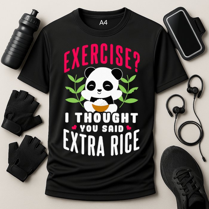 Exercise I Thought You Said Extra Rice Performance Shirt