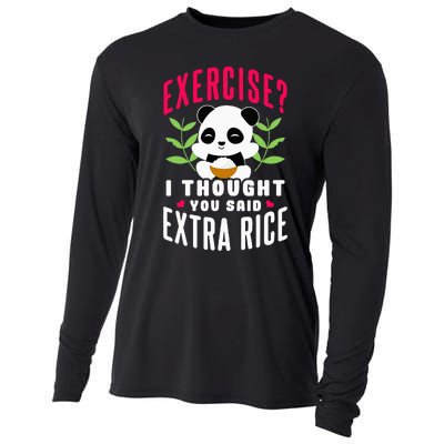 Exercise I Thought You Said Extra Rice Cooling Performance Long Sleeve Crew