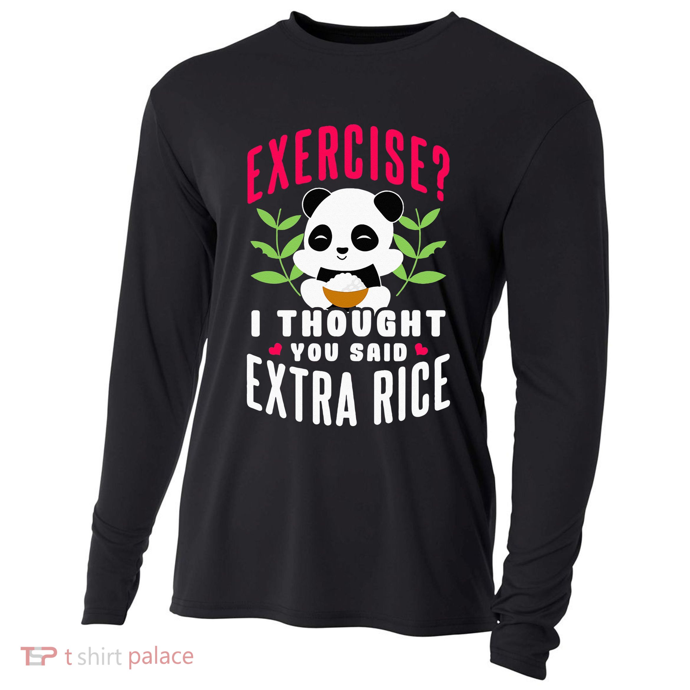 Exercise I Thought You Said Extra Rice Cooling Performance Long Sleeve Crew