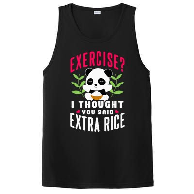 Exercise I Thought You Said Extra Rice PosiCharge Competitor Tank