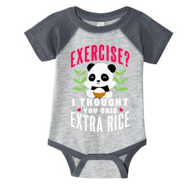Exercise I Thought You Said Extra Rice Infant Baby Jersey Bodysuit
