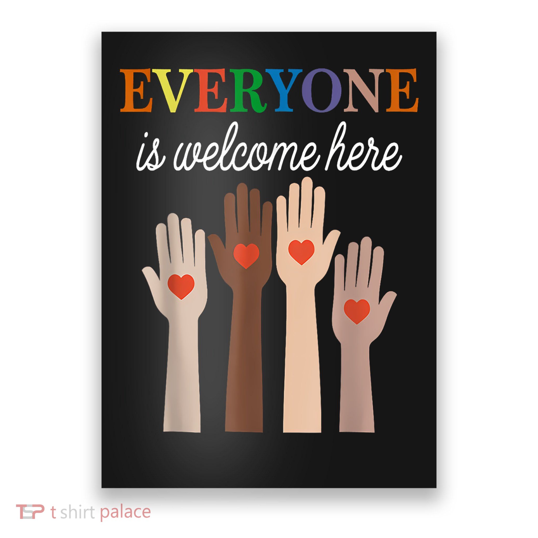 Everyone Is Welcome Here Idaho Poster