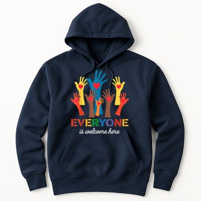 Everyone Is Welcome Here Idaho Teacher Hoodie