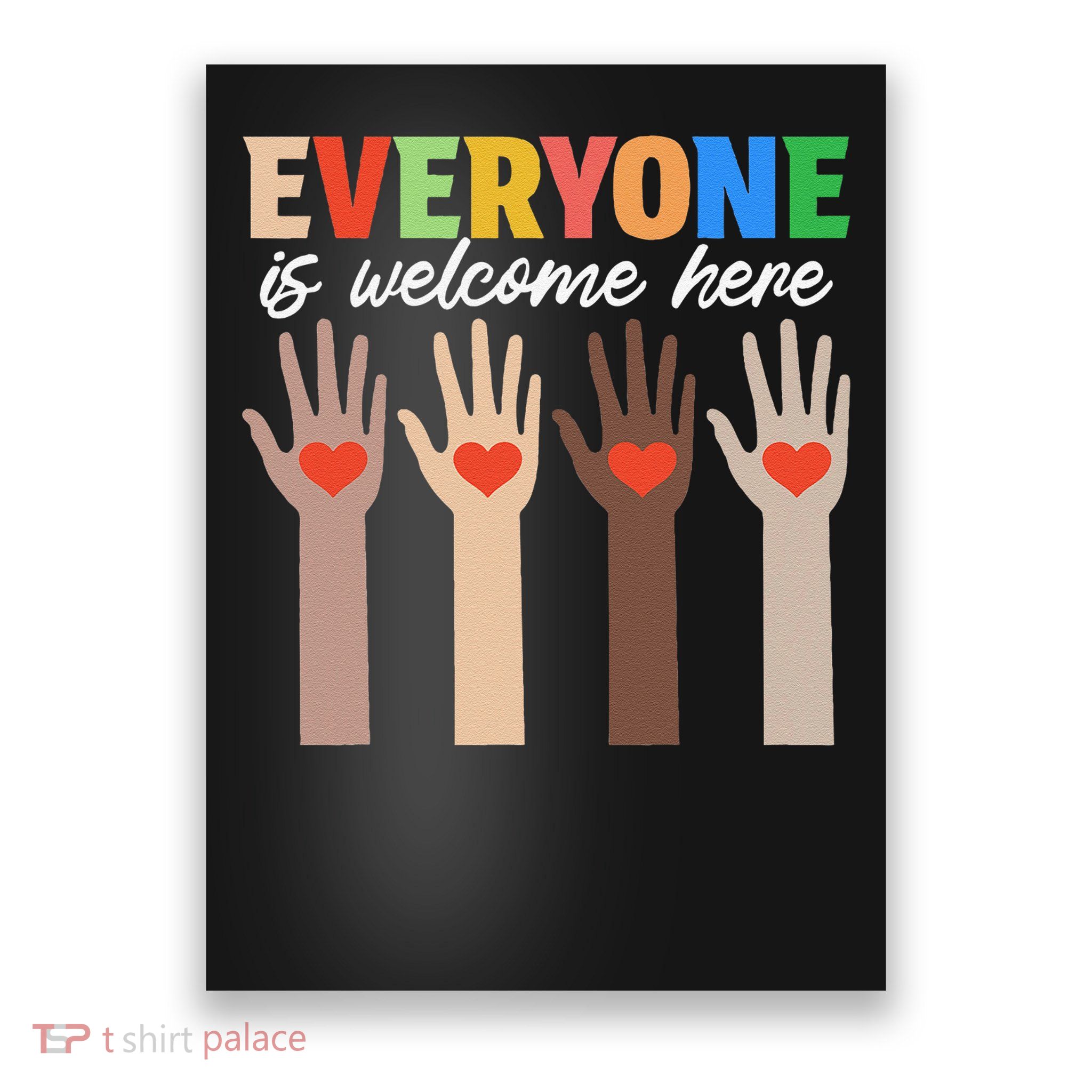 Everyone Is Welcome Here Idaho Teachers Poster