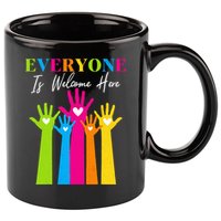 Everyone Is Welcome Here Idaho Teacher  11oz C Handle Ceramic Mug
