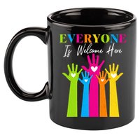 Everyone Is Welcome Here Idaho Teacher  11oz C Handle Ceramic Mug