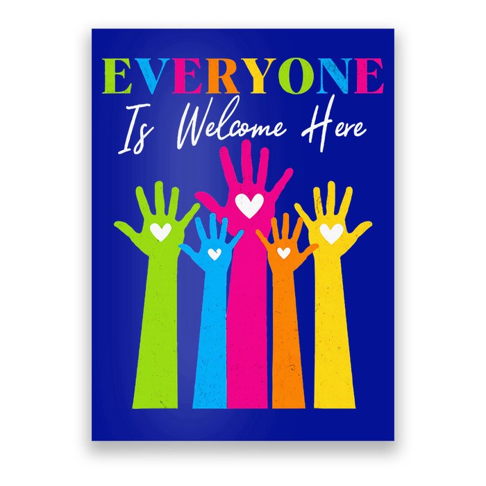 Everyone Is Welcome Here Idaho Teacher  Poster