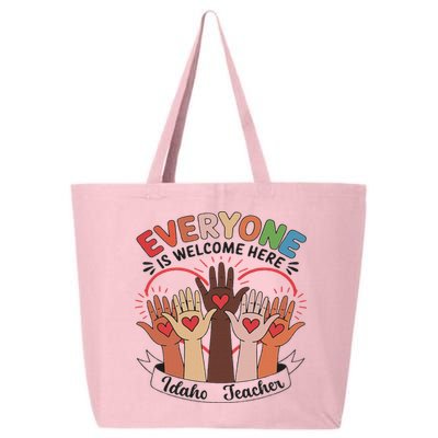 Everyone Is Welcome Here Idaho Teacher 25L Jumbo Tote
