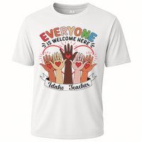 Everyone Is Welcome Here Idaho Teacher Cooling Performance Crew T-Shirt