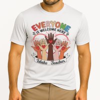 Everyone Is Welcome Here Idaho Teacher Cooling Performance Crew T-Shirt
