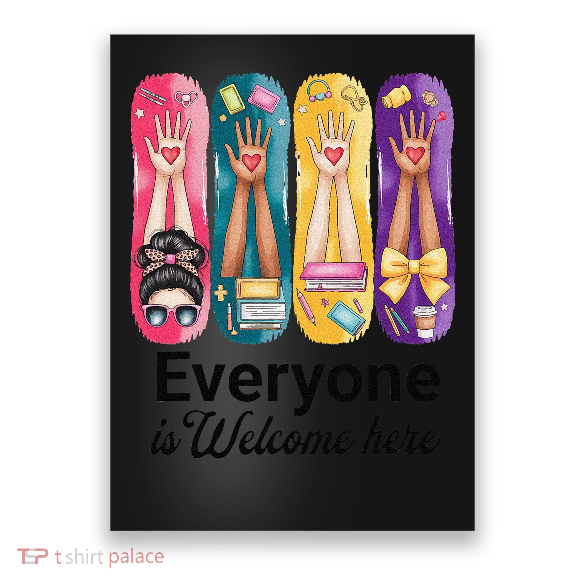 Everyone Is Welcome Here Idaho Teacher Poster