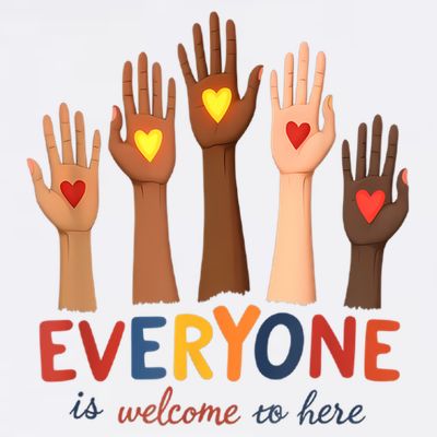 Everyone Is Welcome Here Idaho Teacher Belongs Educator T-Shirt