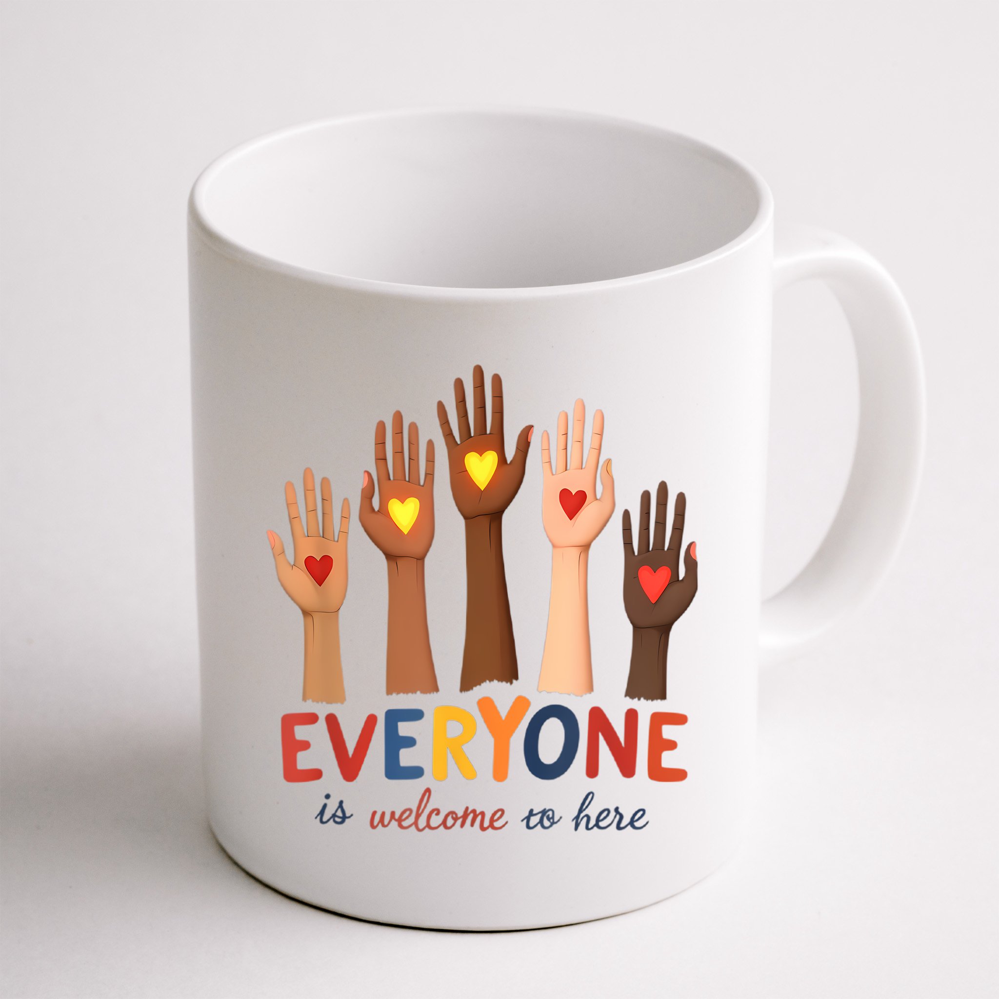 Everyone Is Welcome Here Idaho Teacher Belongs Educator Mug