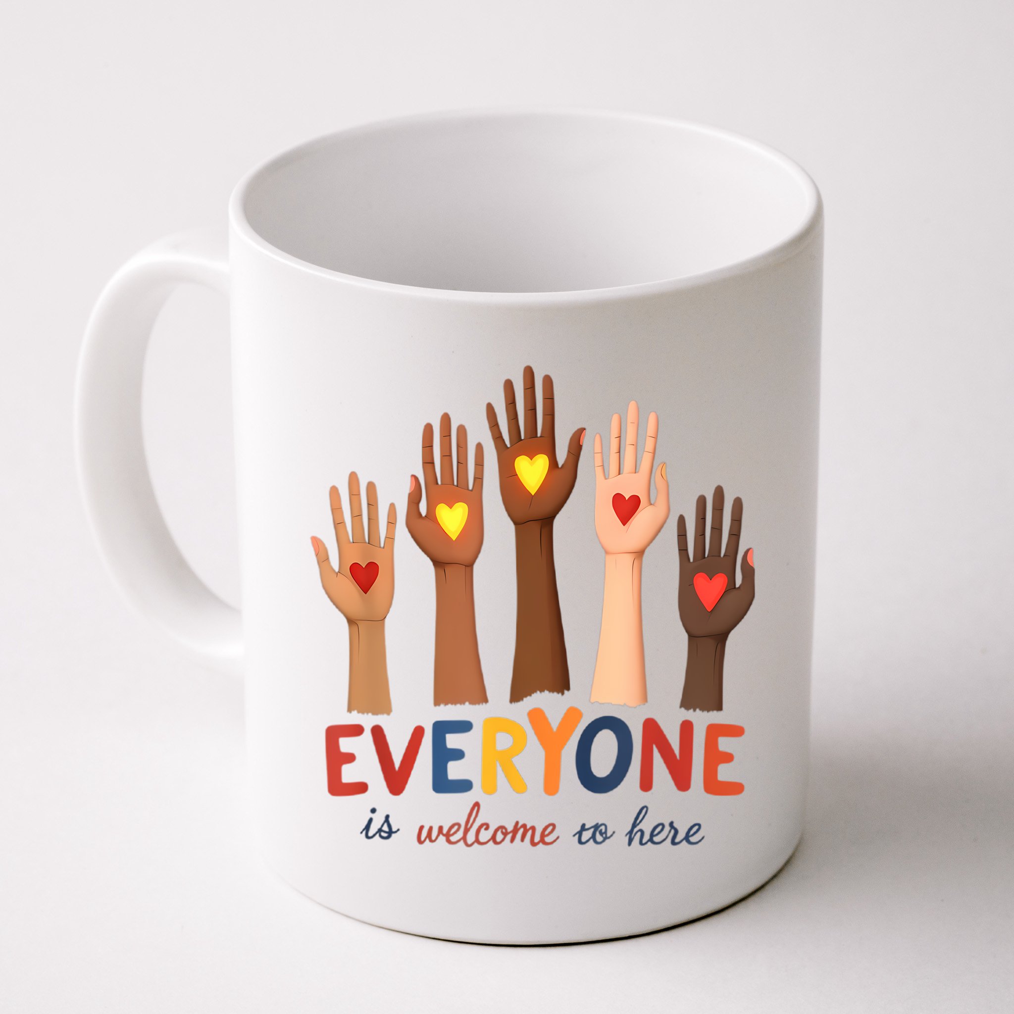 Everyone Is Welcome Here Idaho Teacher Belongs Educator Mug