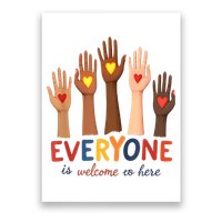 Everyone Is Welcome Here Idaho Teacher Belongs Educator Poster