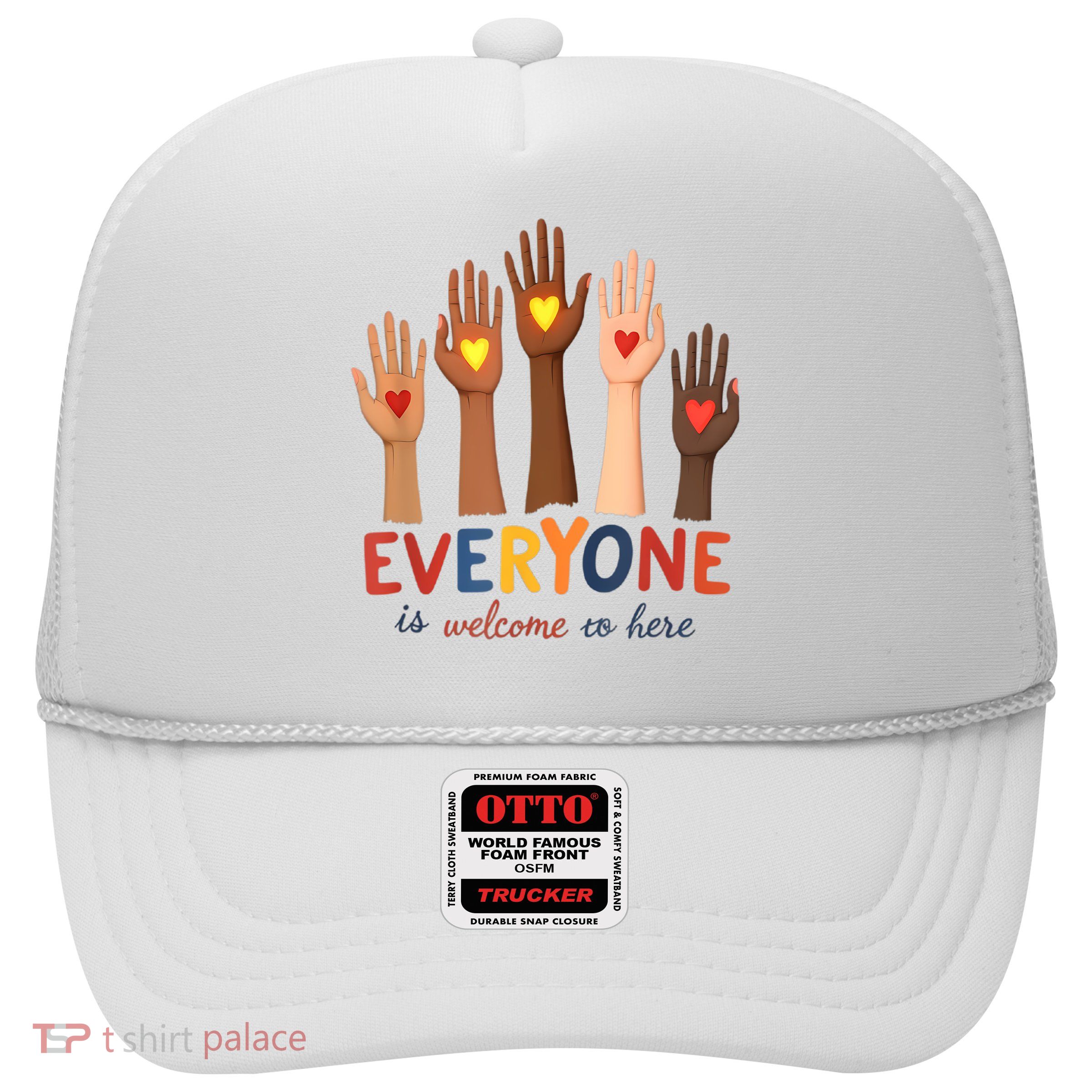 Everyone Is Welcome Here Idaho Teacher Belongs Educator Trucker Hat