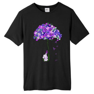 Elephant I Will Remember For You Sunflower Alzheimer Tall Fusion ChromaSoft Performance T-Shirt