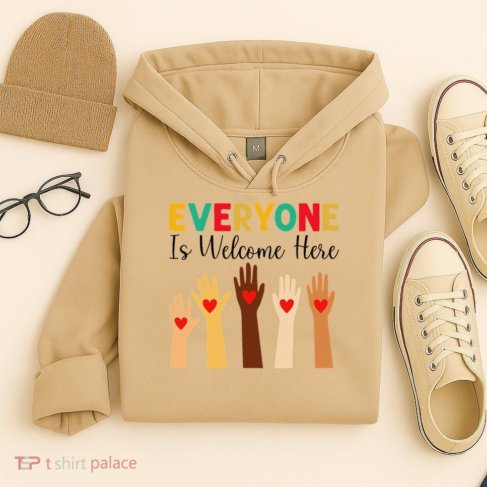 Everyone Is Welcome Here Idaho Hoodie