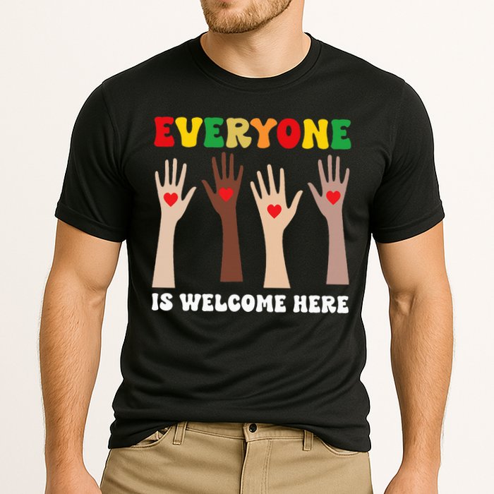 everyone is welcome here idaho teacher diversity unity  Cooling Performance Crew T-Shirt