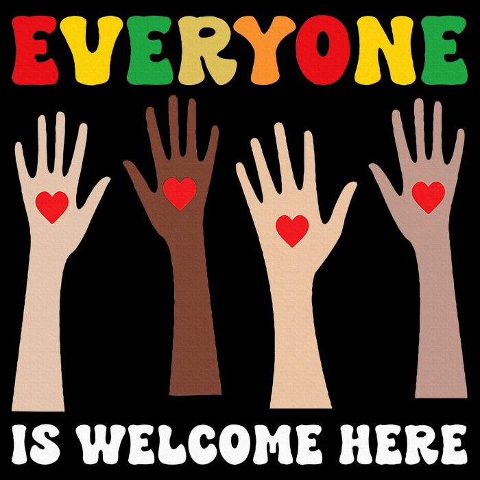 everyone is welcome here idaho teacher diversity unity  Cooling Performance Crew T-Shirt
