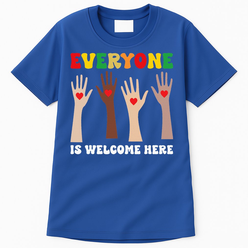 everyone is welcome here idaho teacher diversity unity  Tall T-Shirt