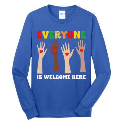 everyone is welcome here idaho teacher diversity unity  Tall Long Sleeve T-Shirt