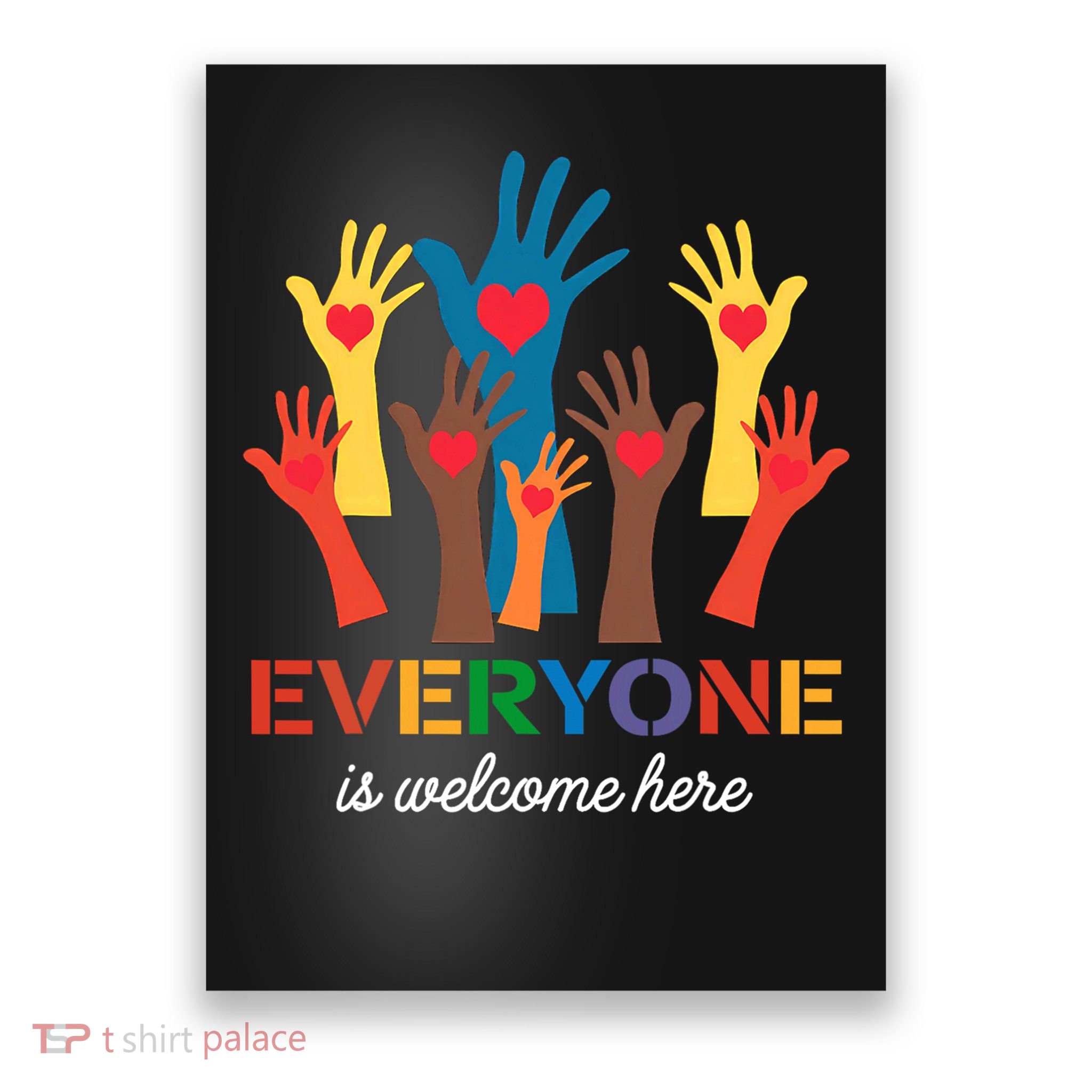 Everyone Is Welcome Here Idaho Teacher Poster