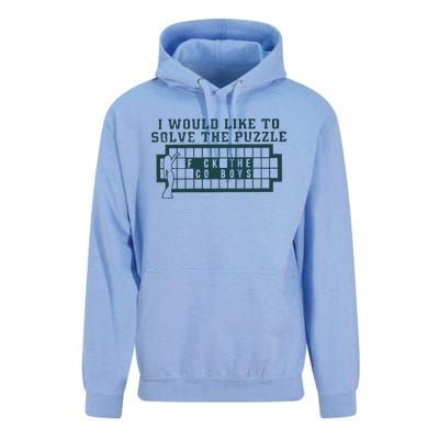 Eagles I Would Like To Solve The Puzzle Fuck The Cowboys Unisex Surf Hoodie