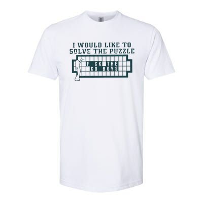 Eagles I Would Like To Solve The Puzzle Fuck The Cowboys Softstyle CVC T-Shirt