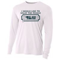 Eagles I Would Like To Solve The Puzzle Fuck The Cowboys Cooling Performance Long Sleeve Crew