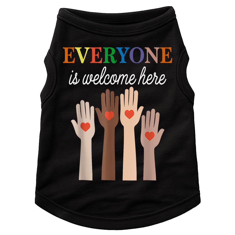 Everyone Is Welcome Here Idaho Doggie Tank