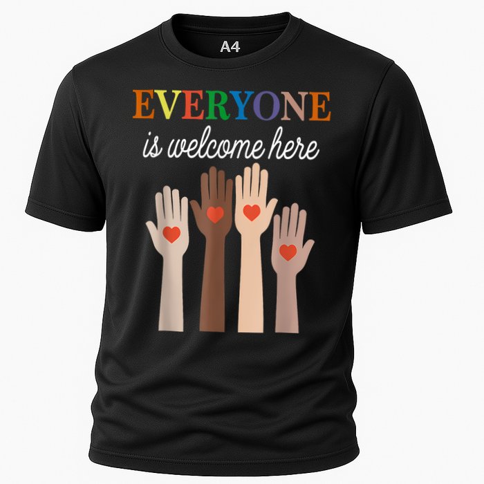 Everyone Is Welcome Here Idaho Cooling Performance Crew T-Shirt