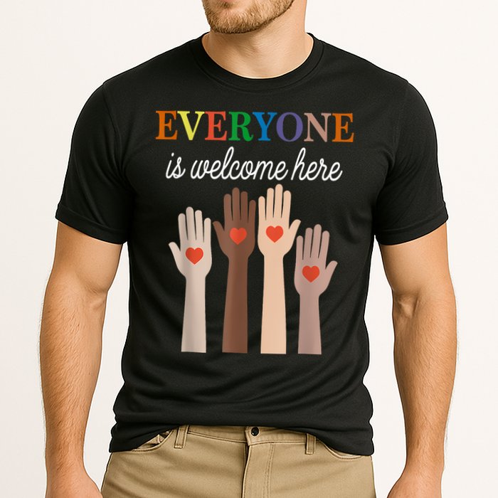 Everyone Is Welcome Here Idaho Cooling Performance Crew T-Shirt