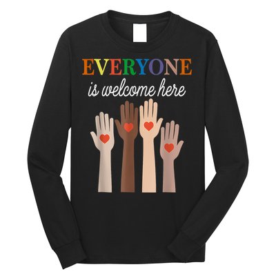 Everyone Is Welcome Here Idaho Long Sleeve Shirt