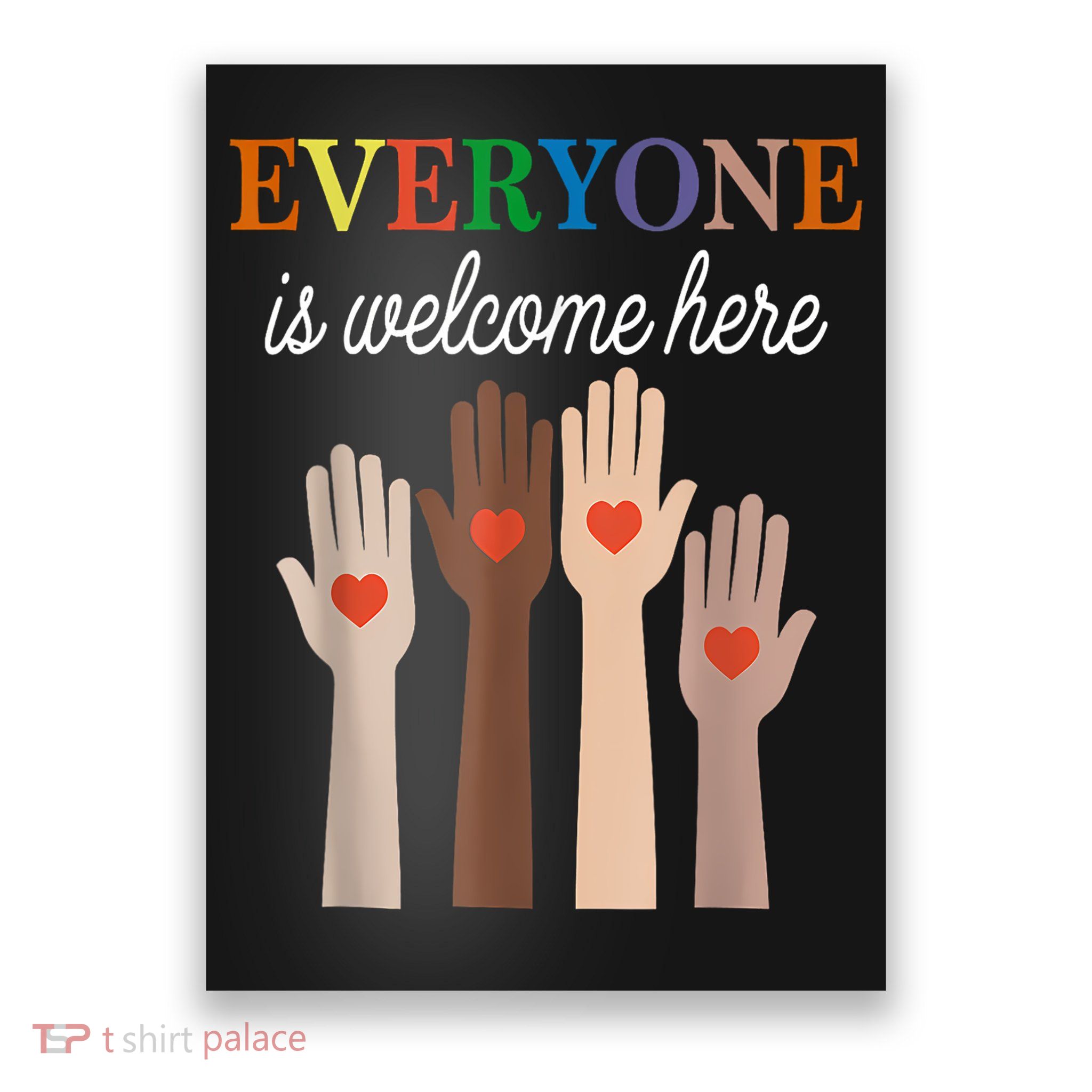 Everyone Is Welcome Here Idaho Poster