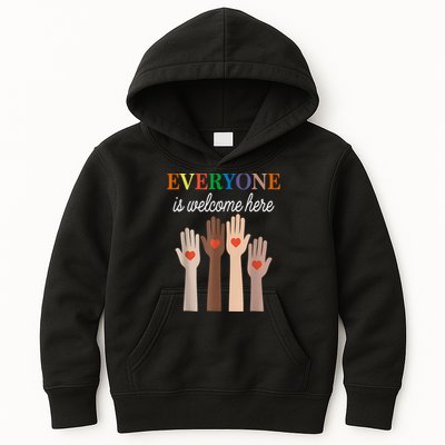 Everyone Is Welcome Here Idaho Kids Hoodie