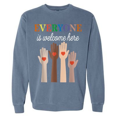 Everyone Is Welcome Here Idaho Garment-Dyed Sweatshirt