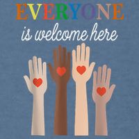 Everyone Is Welcome Here Idaho Garment-Dyed Sweatshirt