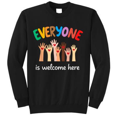 Everyone Is Welcome Here Idaho Teacher Sweatshirt