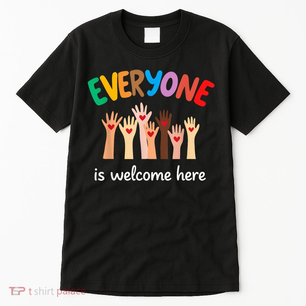 Everyone Is Welcome Here Idaho Teacher Tall T-Shirt
